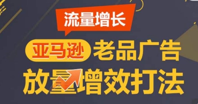 亚马逊流量增长-老品广告放量增效打法，循序渐进，打造更多TOP listing​-大齐资源站