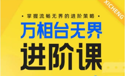 电商万相台无界进阶课，掌握流畅无界的进阶策略-大齐资源站