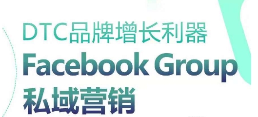 DTC品牌增长利器：Facebook Group私域营销策略-大齐资源站