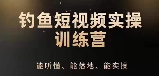 0基础学习钓鱼短视频系统运营实操技巧，钓鱼再到系统性讲解定位ip策划技巧-大齐资源站