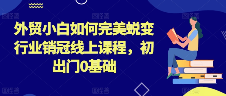 外贸小白如何完美蜕变行业销冠线上课程，初出门0基础-大齐资源站