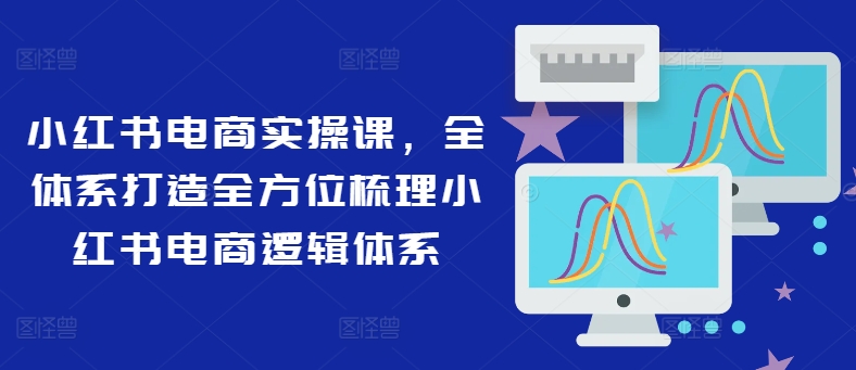 小红书电商实操课，全体系打造全方位梳理小红书电商逻辑体系-大齐资源站