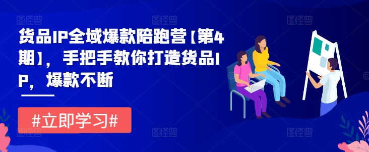 货品IP全域爆款陪跑营【第4期】，手把手教你打造货品IP，爆款不断-大齐资源站