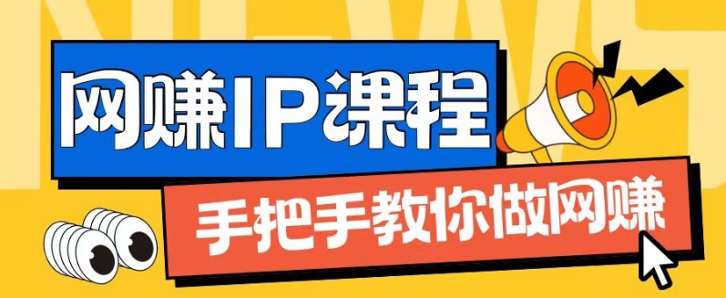 ip合伙人打造1.0，从0到1教你做网创，实现月入过万【揭秘】-大齐资源站