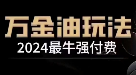 2024最牛强付费，万金油强付费玩法，干货满满，全程实操起飞-大齐资源站